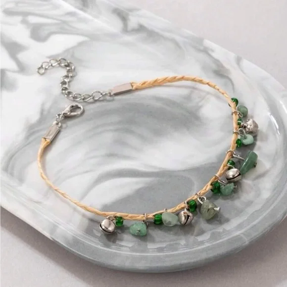 WOVEN ROPE ANKLE BRACELET - Picture 4 of 4